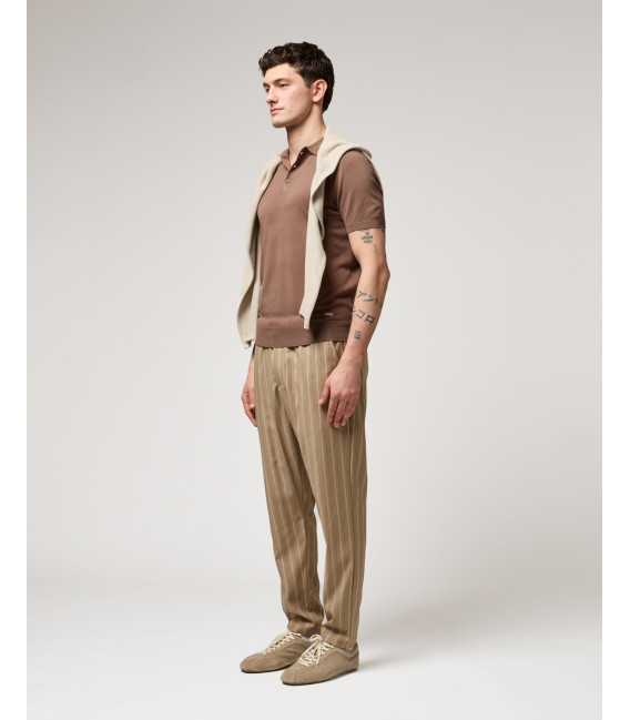 Polo in maglia muscle fit