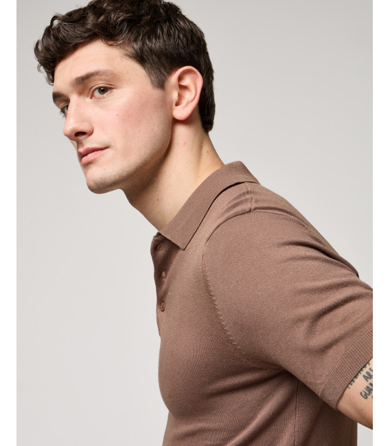 Polo in maglia muscle fit