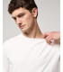 T-shirt con orli a taglio a vivo