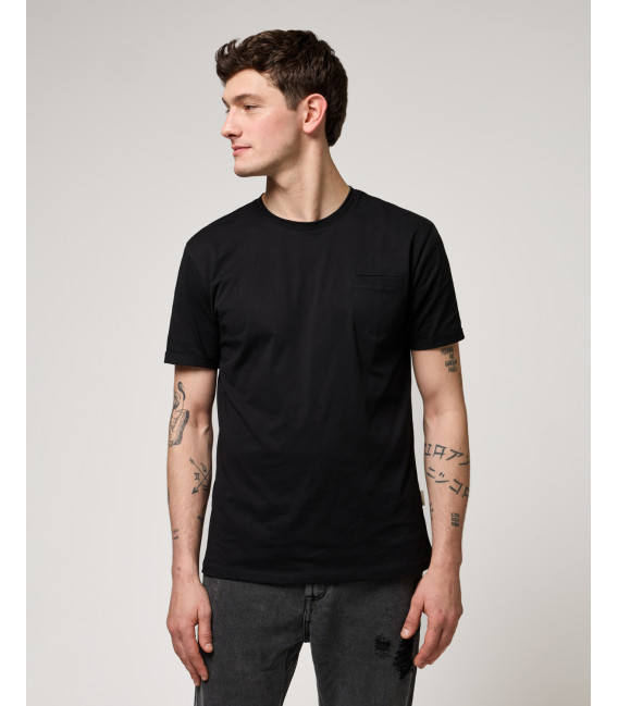 T-shirt con taschino in cotone extra fine