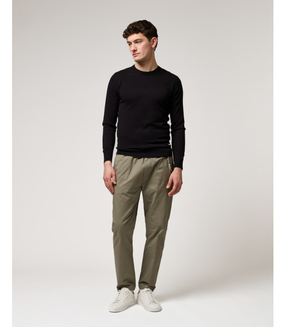LEONARD cotton drawstring troursers