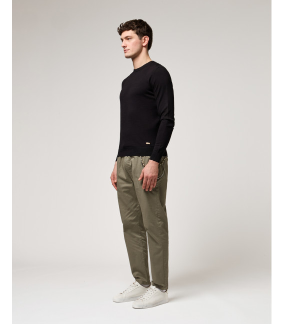 LEONARD cotton drawstring troursers