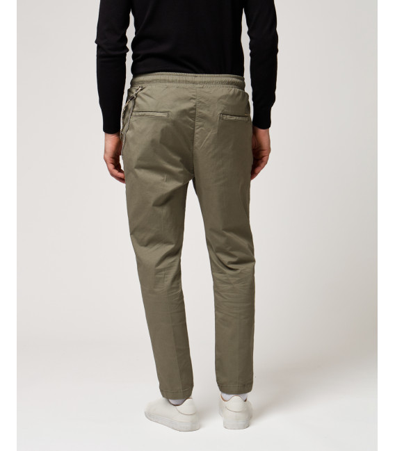 LEONARD cotton drawstring troursers