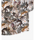 Printed mandarin shirt