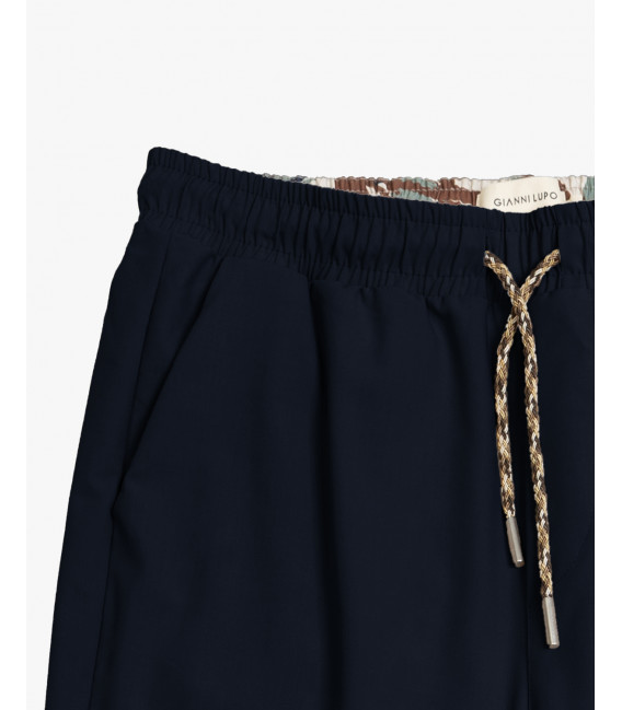 Comfort fit drawstring trousers