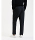 Pantaloni con laccio a righe carrot fit