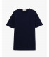 T-shirt con orli a taglio a vivo