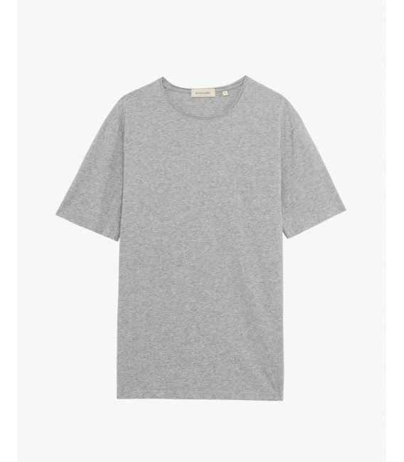 T-shirt con orli a taglio a vivo