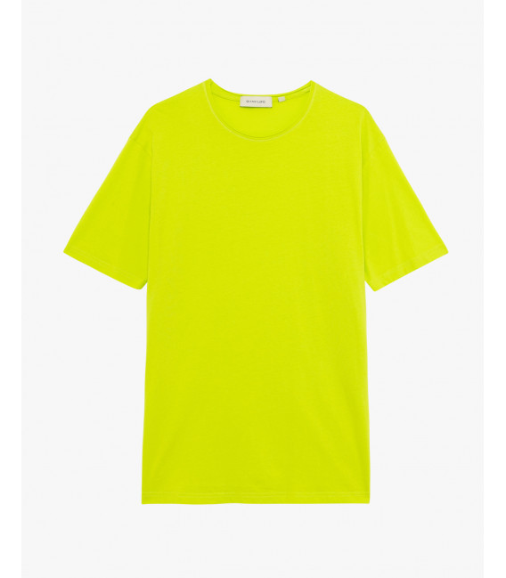 T-shirt con orli a taglio a vivo