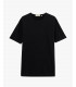 T-shirt con orli a taglio a vivo