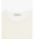 Textured t-shirt in cotton