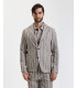 Deconstructed blazer in stripes