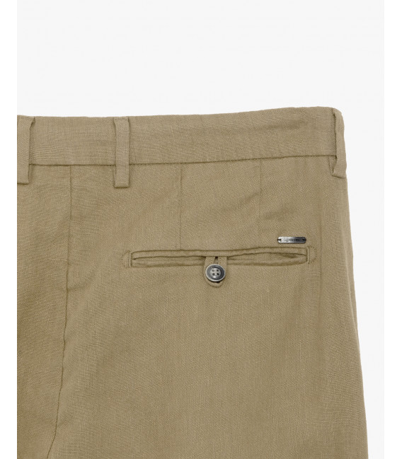 Pantalone in lino con laccio