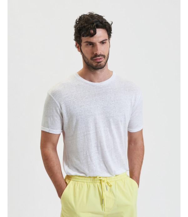 Linen T-shirt relaxed fit