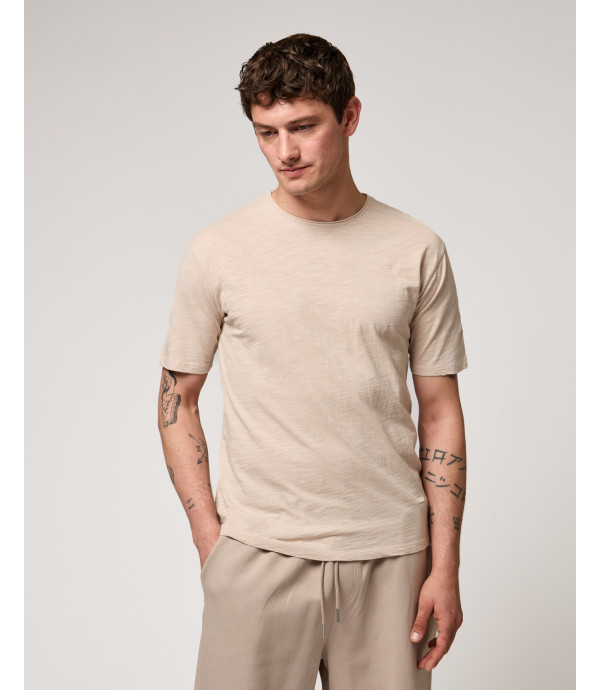 T-shirt in cotone slub