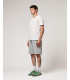 Bermuda joggers con logo ricamato