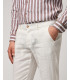 Pantaloni slim fit in lino