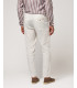 Pantaloni slim fit in lino