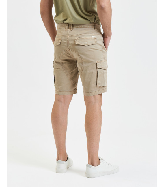 Regular fit bermuda cargo trousers