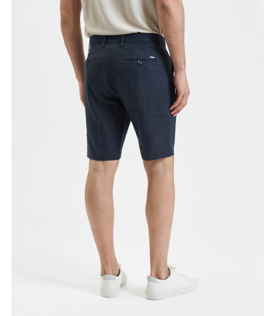 Bermuda in lino con laccio