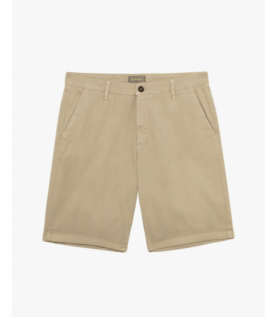 Textured chinos shorts