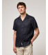 Camicia a maniche corte in lino