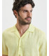 Camicia a maniche corte in lino