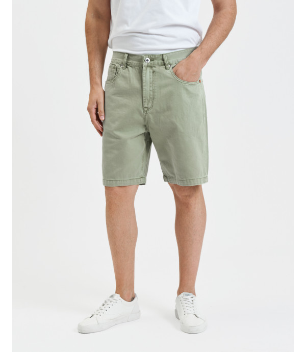 THOMAS oversize fit jeans shorts with scratches
