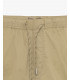 Cargo shorts with drawstrings