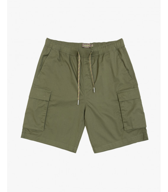 Cargo shorts with drawstrings