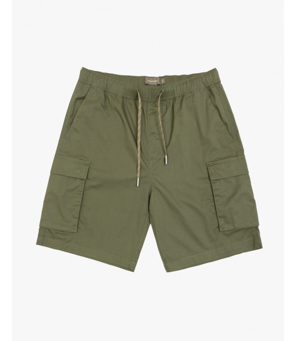 Cargo shorts with drawstrings