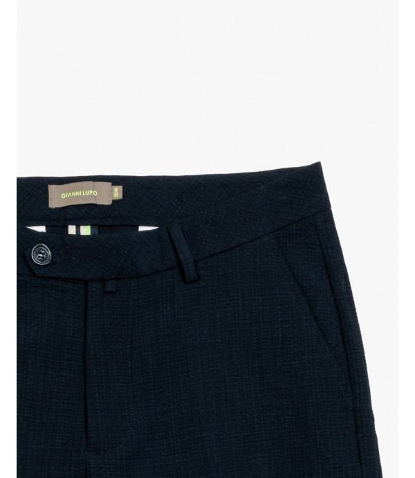 Striped bermuda shorts