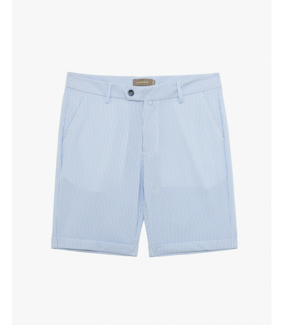 Striped bermuda shorts