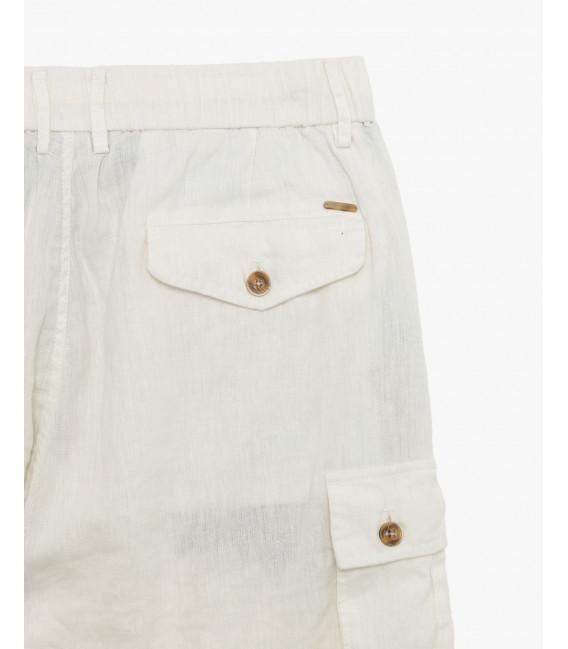 Bermuda casual in lino