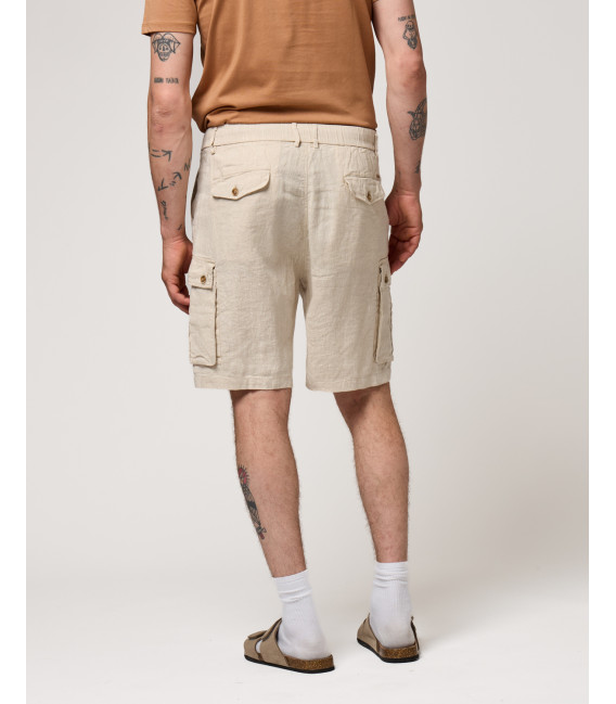 Bermuda casual in lino
