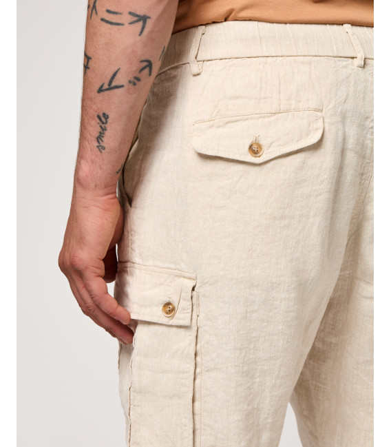 Bermuda casual in lino