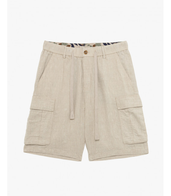 Bermuda casual in lino