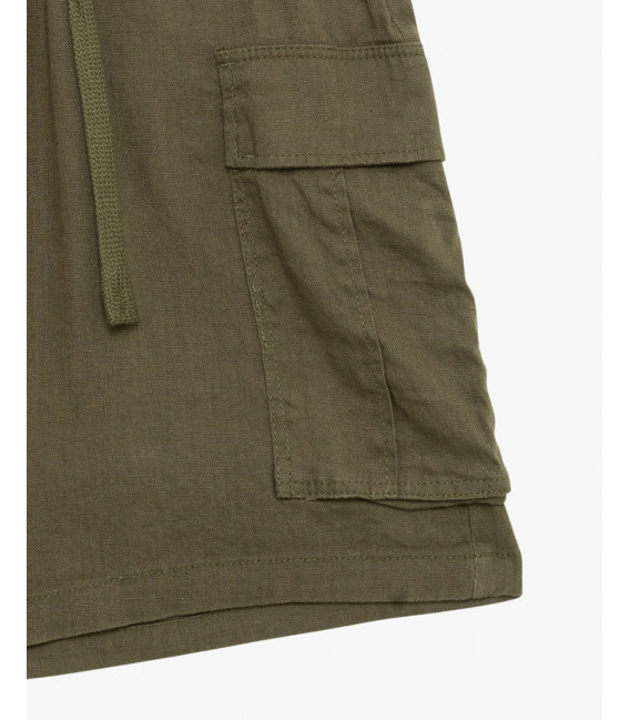 Bermuda casual in lino