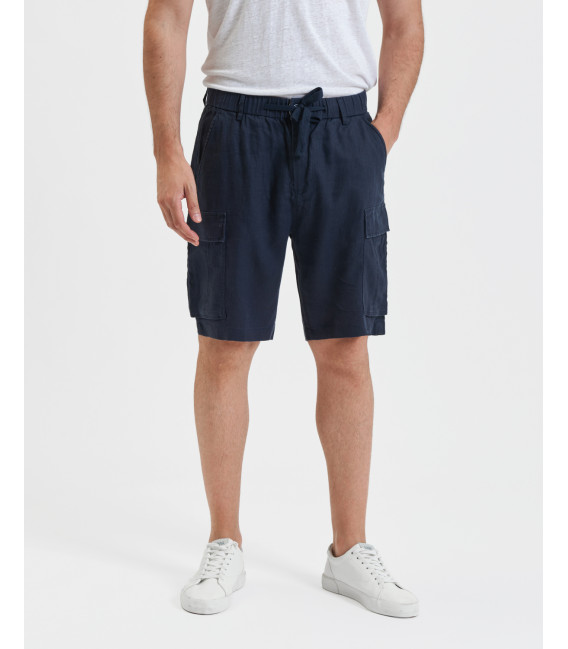 Bermuda casual in lino