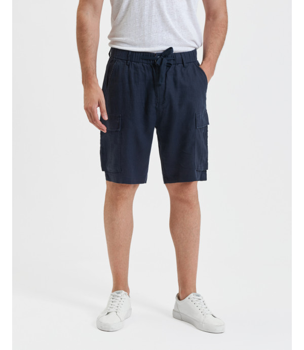 Bermuda casual in lino