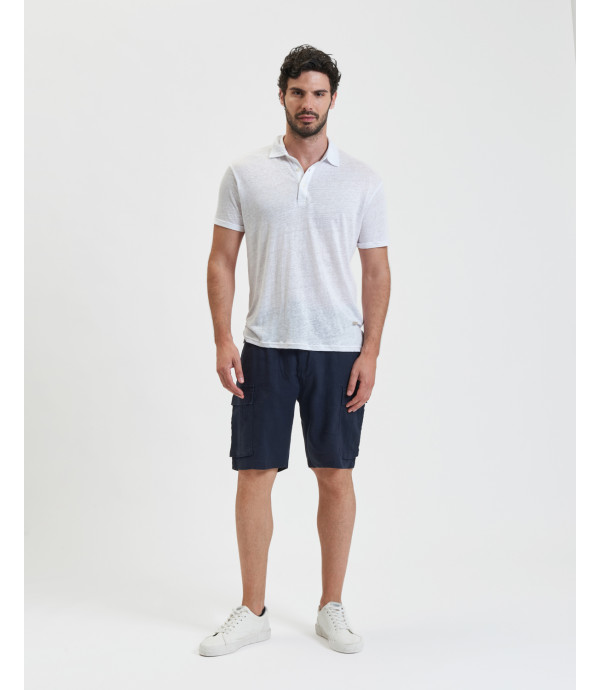 Bermuda casual in lino