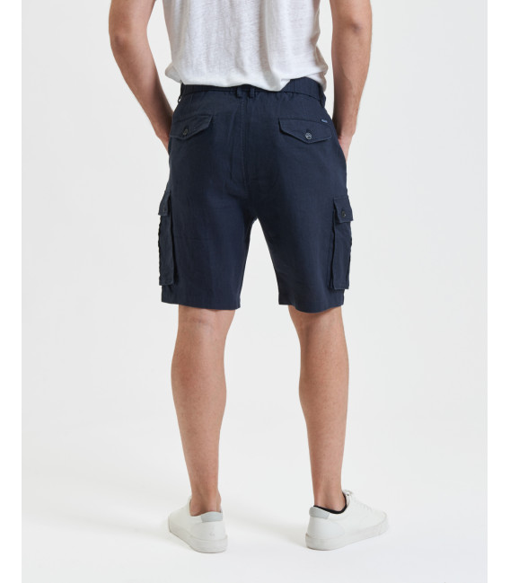 Bermuda casual in lino
