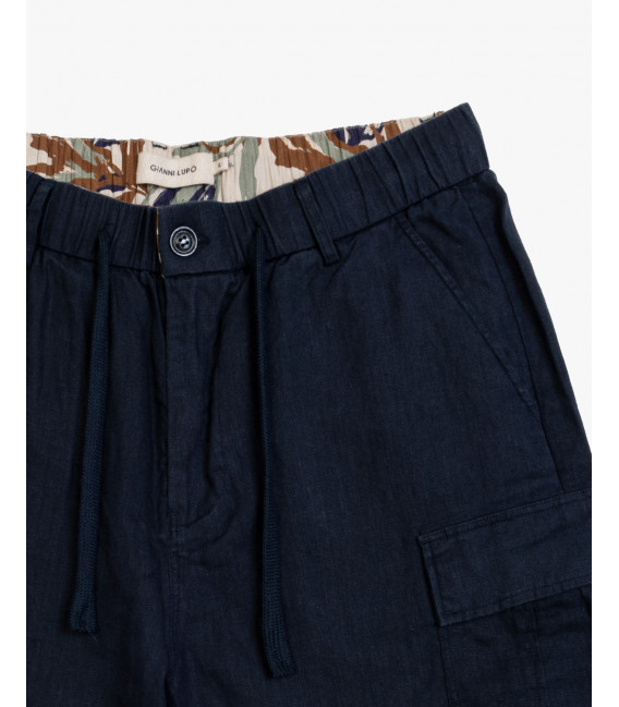 Bermuda casual in lino