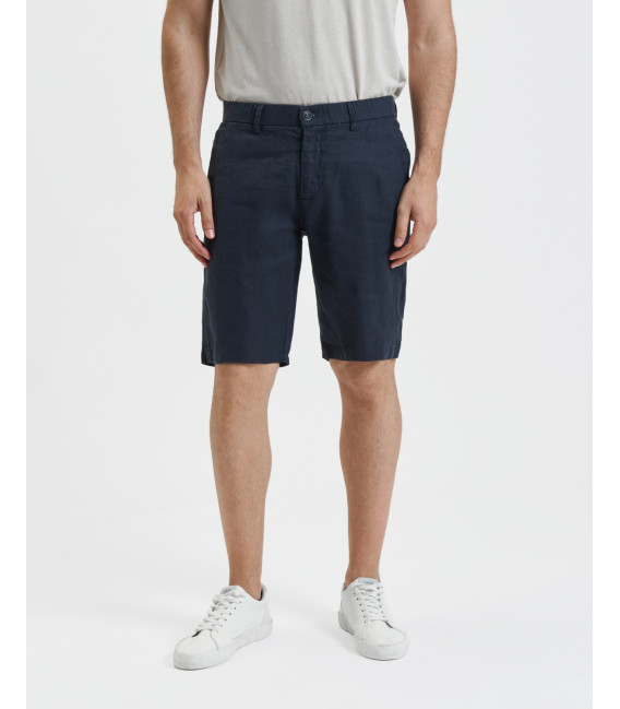 Bermuda chinos in lino