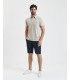 Bermuda chinos in lino