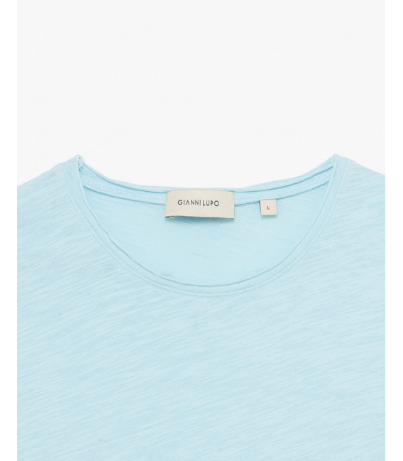 T-shirt in cotone slub