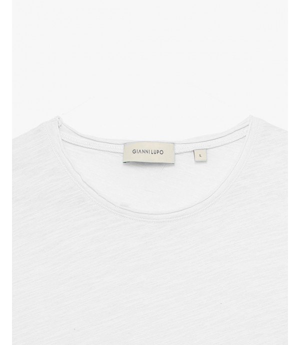 T-shirt in cotone slub