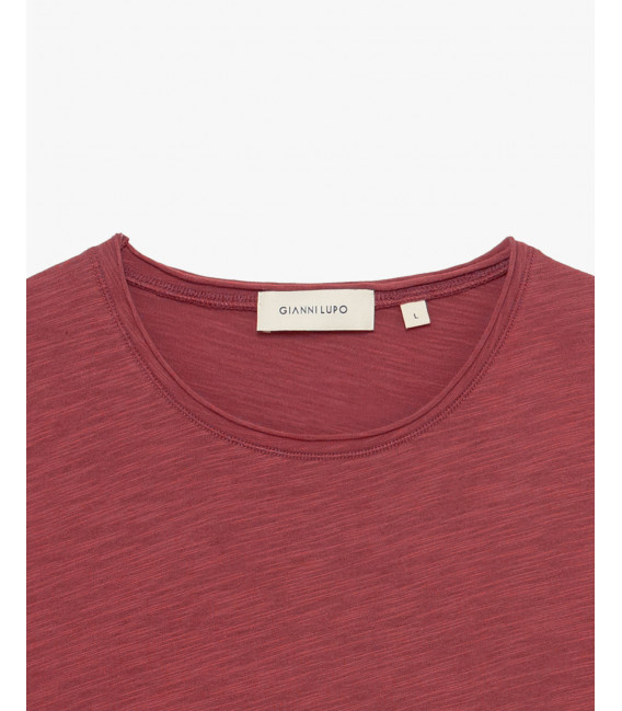 T-shirt in cotone slub