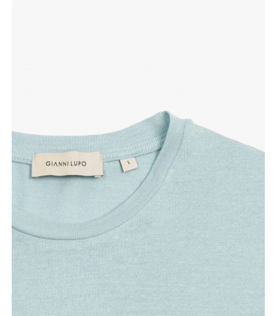 T-shirt in jersey di lino