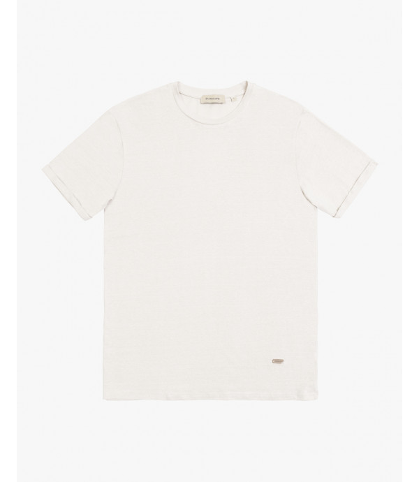 T-shirt in jersey di lino